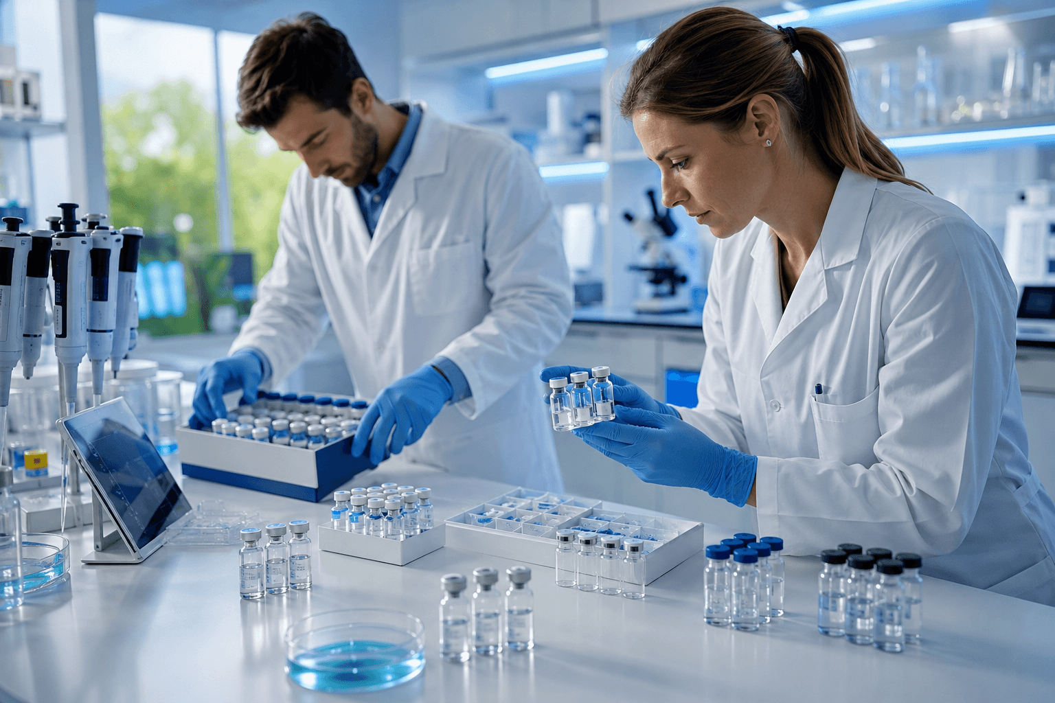 Peptide Blends and Stacks for Multi-Compound Studies